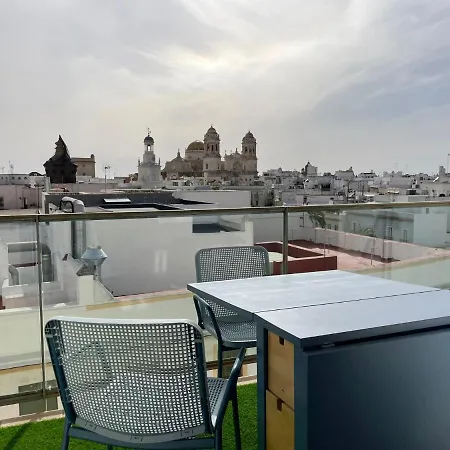 Skyline - Loft With Private Terrace And Breathtaking Views! Appartement Cádiz